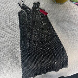 Rhinestone Cami Sexy Mini Dress from Venus (One Size)